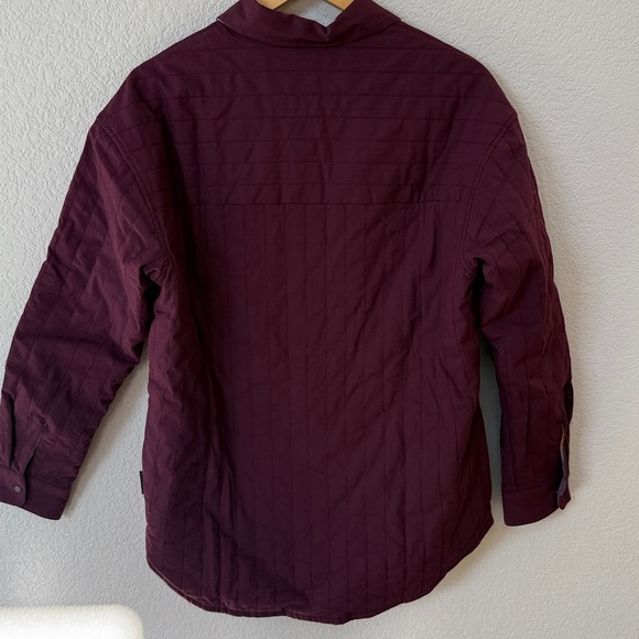 Cotopaxi Salto Insulated Flannel Jacket Purple Orange size Small - Picture 7 of 16